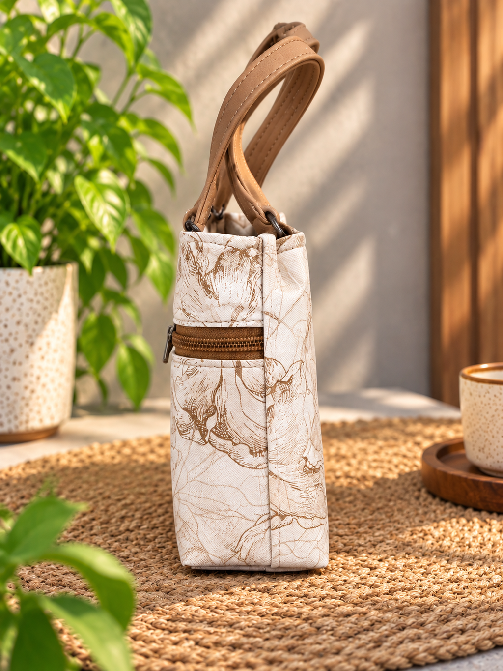 Womens Leather Tote Bag | Structured Handbag for Office, Casual, Party & Formal Use | Stylish Shoulder Carry Tote