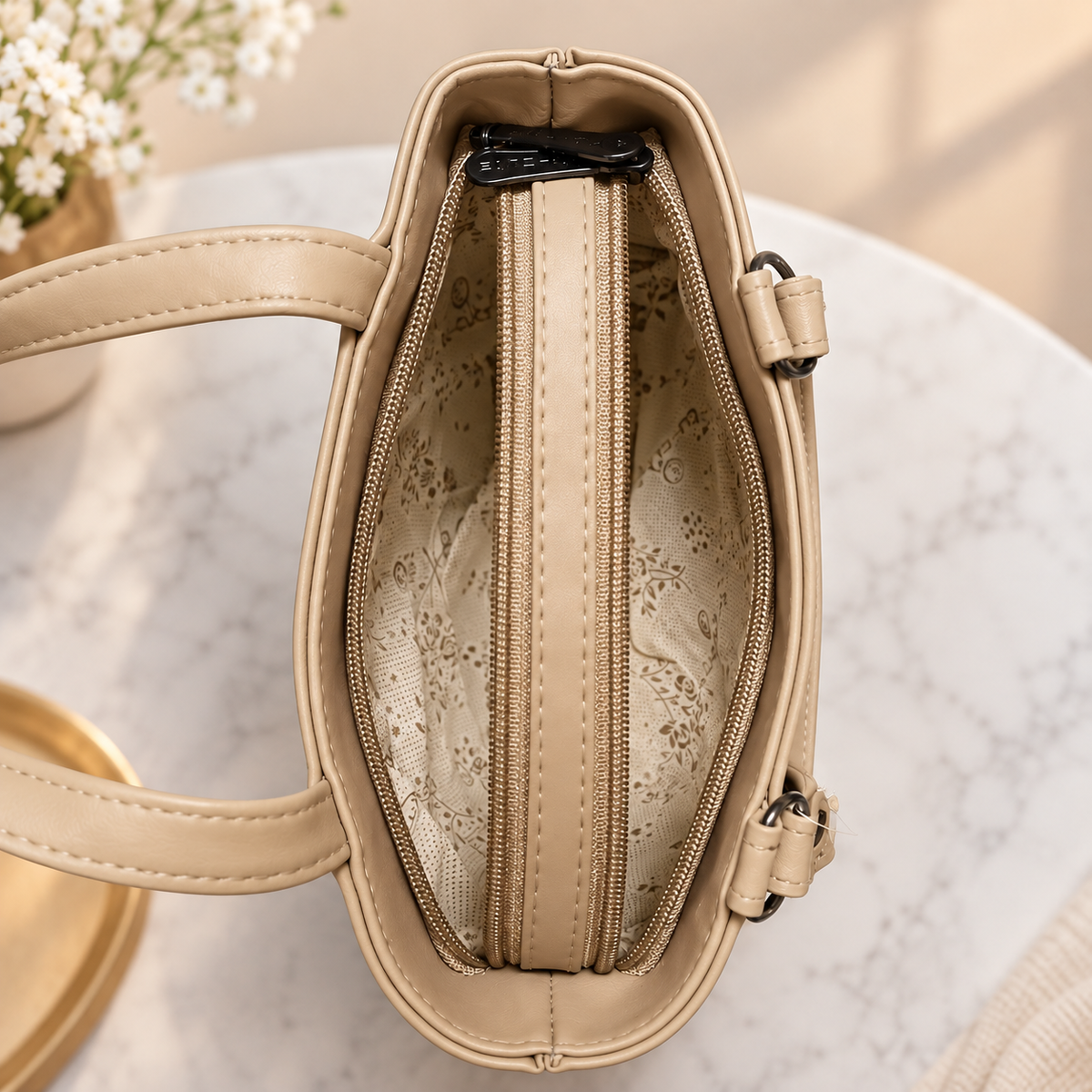 Women’s Stylish PU Leather Handbag | Compact Casual Shoulder & Hand Bag | Elegant Fashion Purse for Daily Use, Shopping & Outings