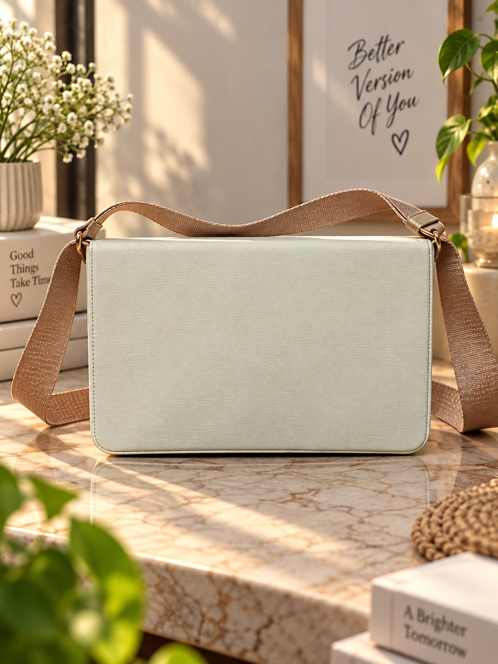 RESHIVA Women’s Stylish Crossbody Sling Bag – Elegant PU Leather Small Shoulder Purse with Adjustable Strap – Casual & Travel Handbag