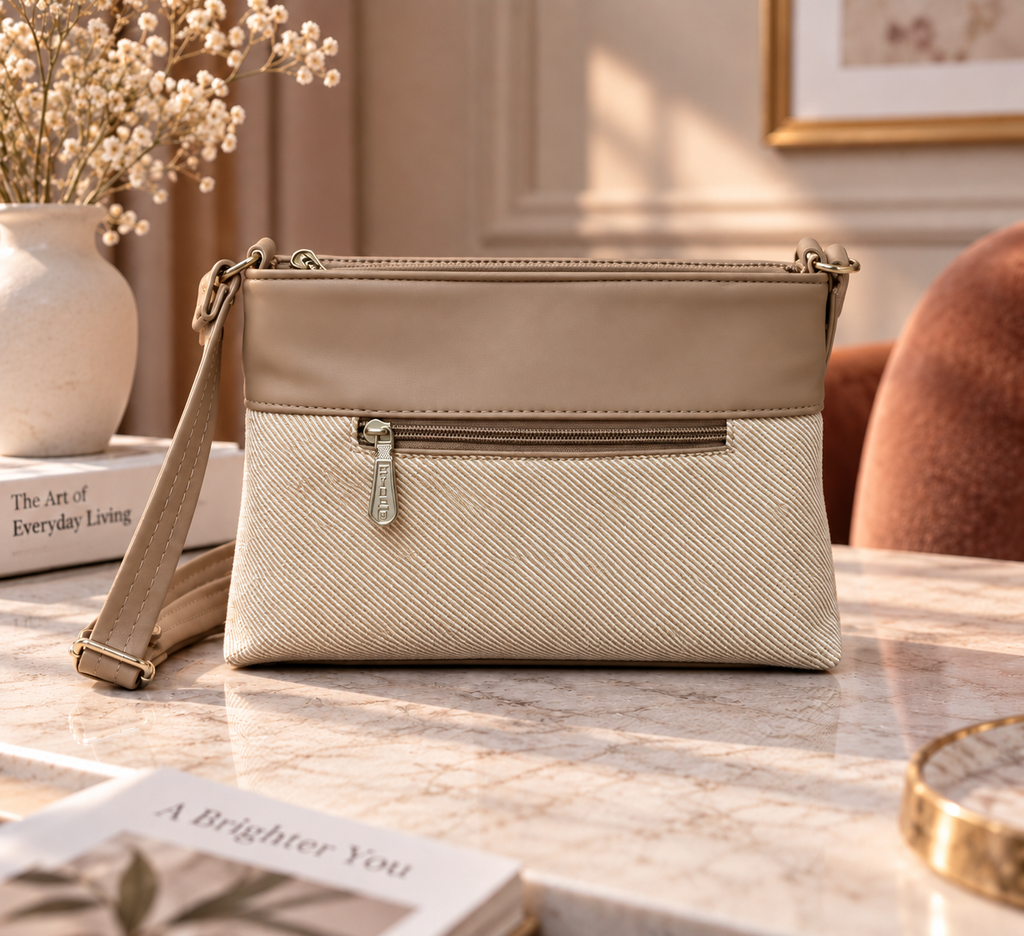 Women's PU Leather Crossbody Sling Bag Compact Shoulder Handbag with Adjustable Strap Stylish Purse for Shopping Travel Office College Casual Outings and Daily Use