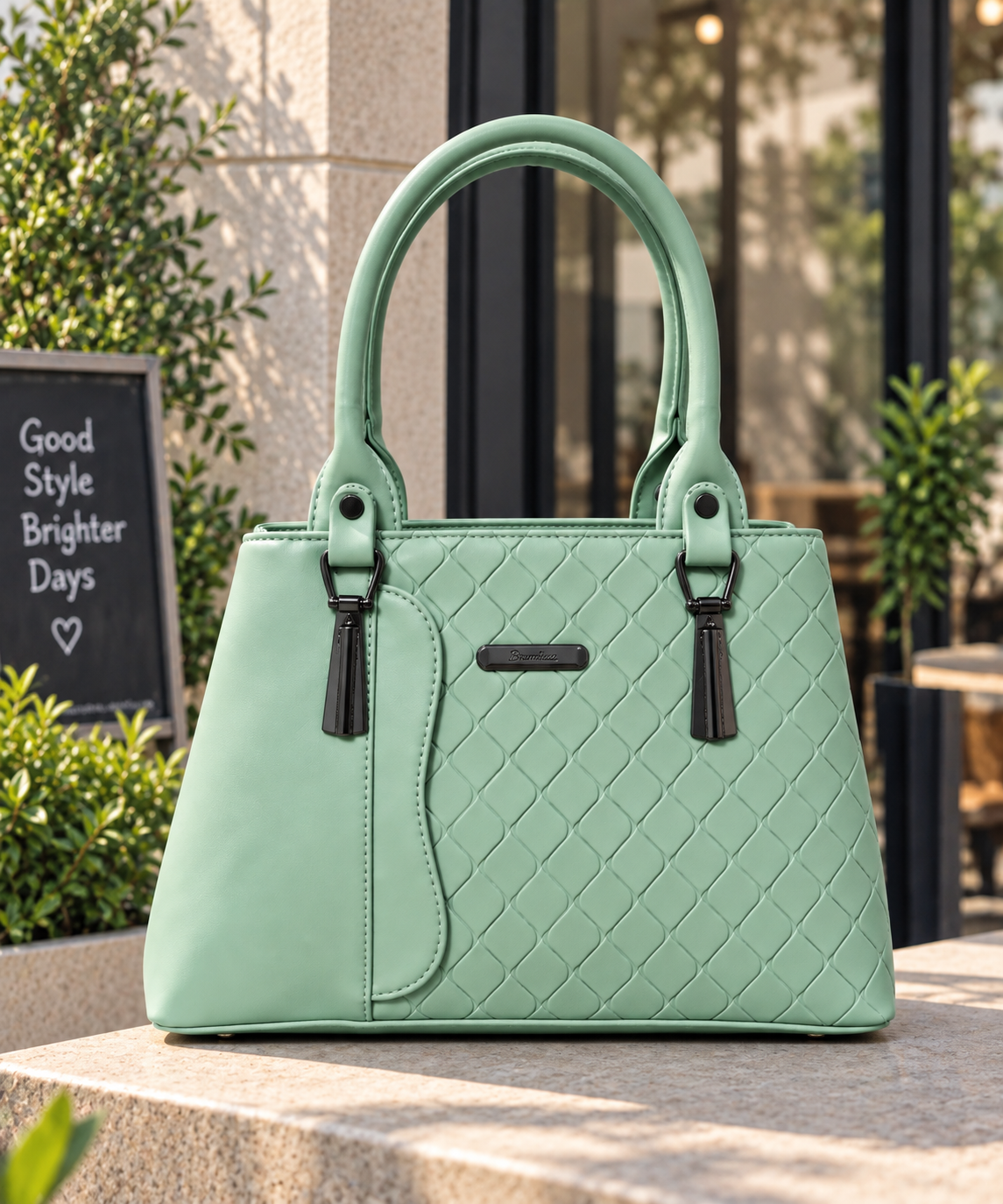 Women Tote Handbag Premium PU Leather Shoulder Bag Large Capacity Stylish Carry Bag for Office College Shopping Travel Daily