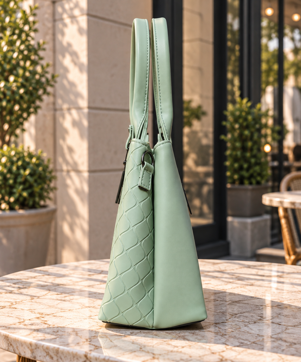 Women Tote Handbag Premium PU Leather Shoulder Bag Large Capacity Stylish Carry Bag for Office College Shopping Travel Daily