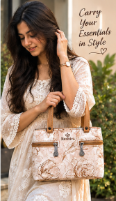 Womens Leather Tote Bag | Structured Handbag for Office, Casual, Party & Formal Use | Stylish Shoulder Carry Tote